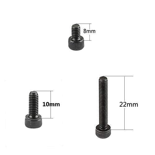 CAMVATE Three Types M4 Screw Pack + Crab clamp + Camera Quick Release Base Plate