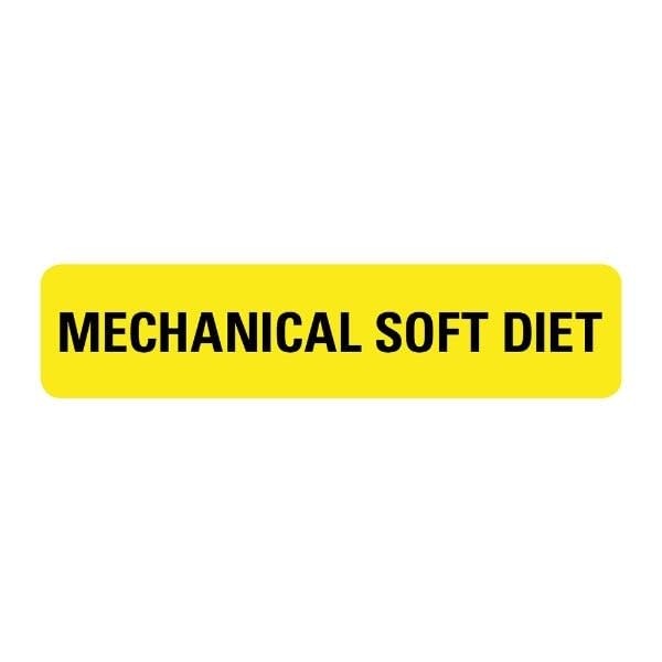Mechanical Soft Diet Labels