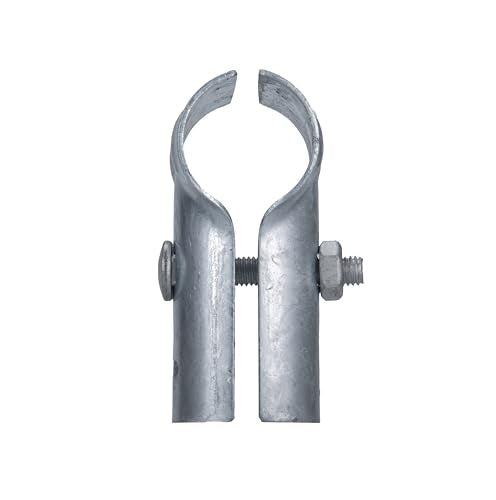 Fence T Clamp Galvanized Steel End Rail Clamps 1-3/8" x 1-3/8" (Set of 12) Set of 12