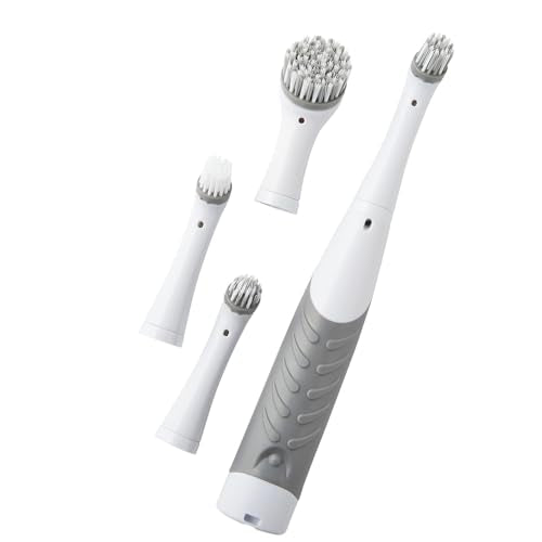 Lakeland Electric Scrubber Household Cleaning Brush with 4 Heads One Size