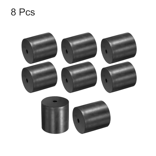 8PCS Rubber Spacers 50mm OD 8mm ID 50mm Height Round Anti Vibration Spacer Rubber Bushing Grommets Thick Rubber Washers for Home Car Accessories 50mm ODx8mm IDx50mm Thick 8
