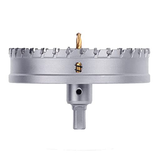 160mm / 6.3 inch Metal Steel Hole Saw Drill Bit, Metal Hole Cutter for Thick Metal,Stainless Steel,Iron and Wood (160mm / 6.3 inch)