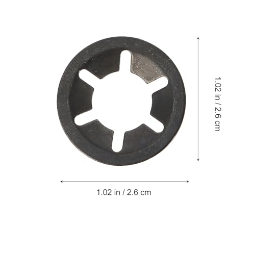 210 Pcs Internal Tooth Locking Washers Carbon Steel Bearing Clamping Rings Quick Lock Washers for Industrial Machinery Automotive Use with Corrosion Resistance 1