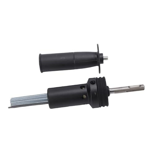 Electric Hammer Needle Electric Hammer Needle Attachment 2 Pit 2 Slot Design, Premium Alloy Steel & Plastic, Easy Control for Rust Removal and Chiseling