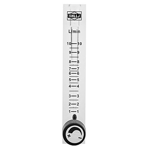Gas Flow Meter 1-10LPM with Oxygen Air Gas Control Valve for Detecting Oxygen Flow or Other Gas Control Oxygen Flow Control