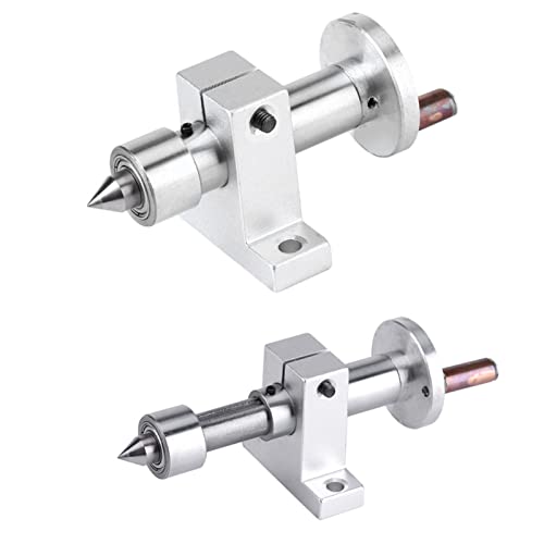 Garosa Mini Lathe Machine Double Bearing Live Center Revolving Centre DIY Lathe Accessories