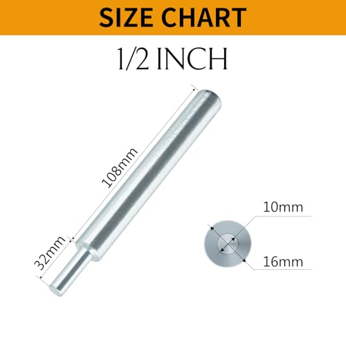 Drop-in Anchor Setting Tool for Concrete - 5PCs Thread Size 3/8"-16,1/4"-20, 5/16"-18, 1/2"-13,5/8"-11, 3/4"-10