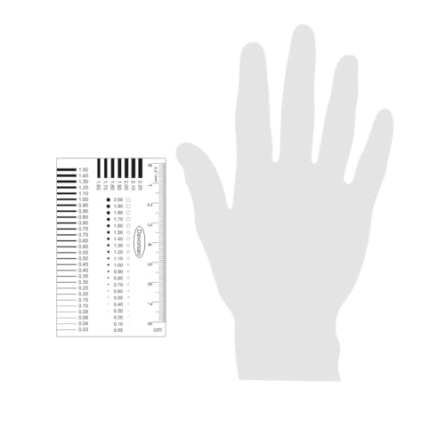Namvo Point and Line Measuring Device, Spot Card, Crack Width Ruler, Split Ruler, Comparison Card, Trachoma Comparison Sheet, Crack Comparison Ruler, Important Tools for Fault Measurement