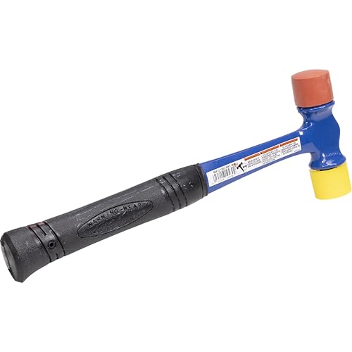 VAUGHAN Soft Face Hammer 12 Oz, Mallet, Assembled in the USA