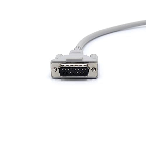 Compatible ECG/ECG Cable for Schiller AT10, AT10 Plus, AT101, AT102, AT102-Plus, AT104, AT110, AT3, AT5, AT6, AT60 10 Cable 9.8 ft IEC Banana 4.0 mm 15 Pins SK1214B