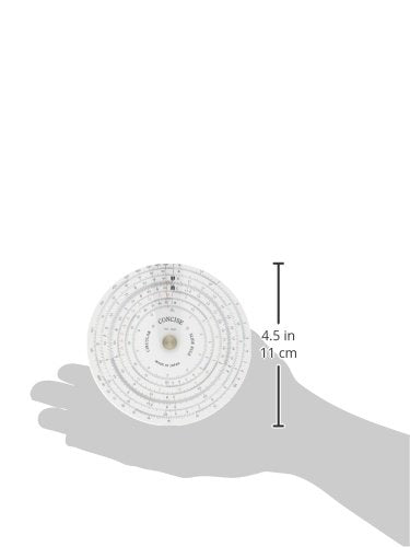 Concise 100829 Ruler Circular Calculator 300
