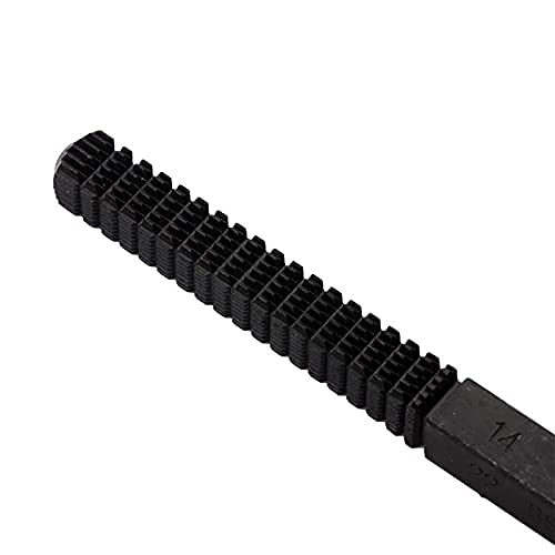 External Thread Restoration File, Thread Recovery File Metric System Thread File Repair Tool, 0.75 1.0 1.25 1.5 1.75 2.0 2.5 3.0 mm, Suitable for Left or Right Thread