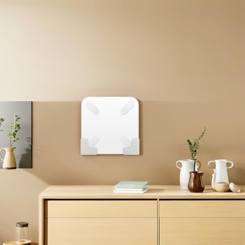 TOYANDONA Pack of 4 Wall Mount for Digital Body Scales, Space-Saving Scales Made of Plastic, Drill-Free Mounting for Bedroom and Bathroom