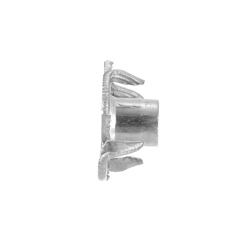 uxcell 1/4"-20 T-nut 100pcs 304 Stainless Steel 4 Pronged Tee Nuts for Furniture Woodwork Cabinetry Threaded Insertion