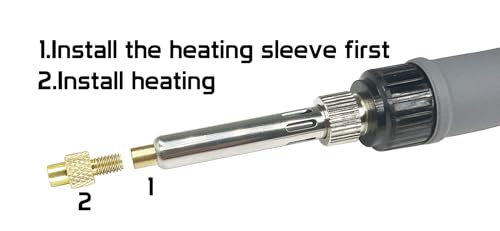 Heat Set Insert tip Tool Vertical Heat Pressing Machine Heat Brass Inserts 3D Printing Thread Knurled Nut M2 M2.5 M3 M4 M5 M6 (Heat Set Insert) Heat Set Insert