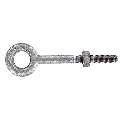 US Cargo Control 3/4 Inch x 12 Inch Galvanized Eye Bolt, 7,200 LBS Working Load Limit, Heavy Duty Eye Bolts to Use for Lifting, Rigging, and Anchoring, Intended for Straight Line Pulls 1 bolt