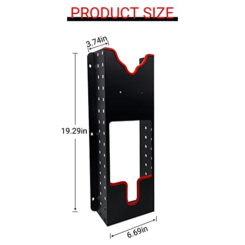 Polishing Buffer Holder Wall Mount, Rotary Polisher Storage Rack 19.3x6.7x3.74 inch