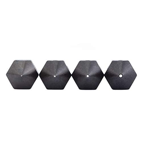 4pcs High Temperature A2 Hardened Tool Steel MK8 Nozzles for 1.75mm Makerbot, Creality CR-10 All Metal Hotend, Ender 3/ Ender3 pro, CraftBot, Prusa i3 3D Printer (4pcs 0.4mm)