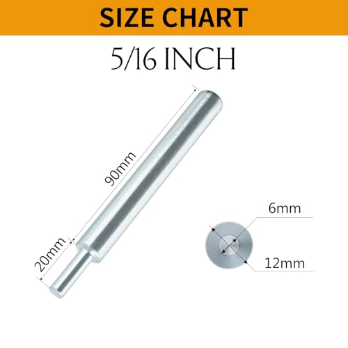 Drop-in Anchor Setting Tool for Concrete - 5PCs Thread Size 3/8"-16,1/4"-20, 5/16"-18, 1/2"-13,5/8"-11, 3/4"-10