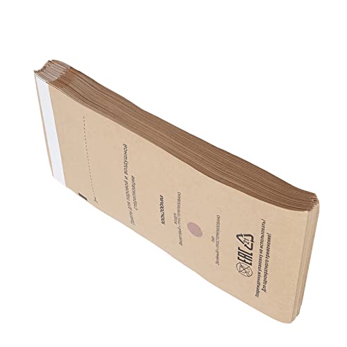 100 Pcs Self Sealing Sterilization Bags for Oral Cavity, Nail Accessories and Cosmetics, Disposable Tools for Sterilizers and Autoclaves, 100x200mm
