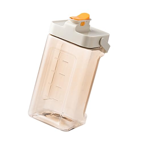 TARSHYRY Large Capacity Portable Drink Dispenser with Spigot 3.5L Cold Kettle Beverage Container for Home Outdoor Camping Picnic Travel Refrigerator Water Dispenser Made of AS PP ABS (Warm White) Warm White