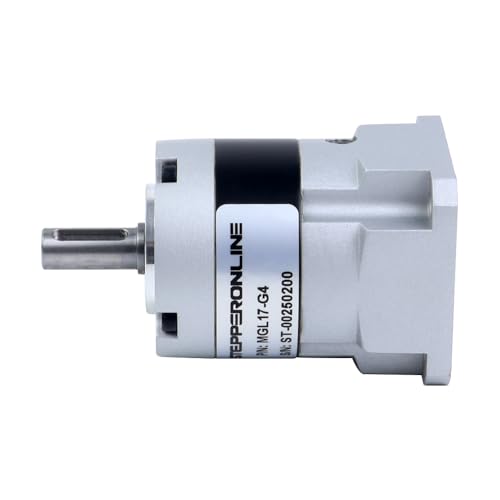 STEPPERONLINE MGL Series Planetary Gearbox Gear Ratio 4:1 Backlash 30arc-min for 5mm Shaft Standard Nema 17 Stepper Motor