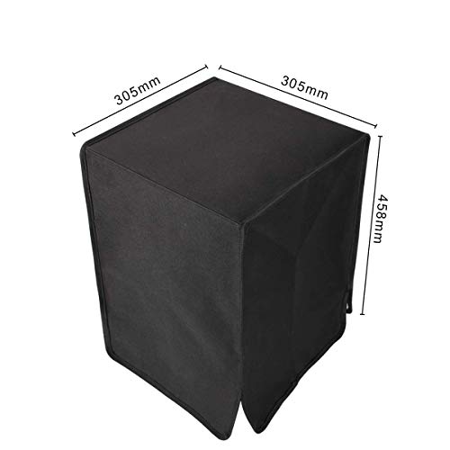 SLA UV DLP LCD 3D Printer Blackout Cover Enclosure Protect Storage Sleeve from Sunlight Dust Dirt Spill Compatible with Saturn/Anycub Photon Mono X/Phroze Sonic 4K/Mighty 4K-12x12x18 inch
