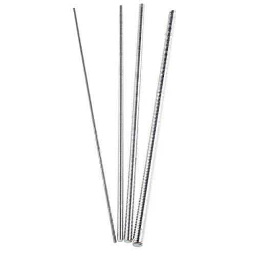 Stainless Steel Threaded Rods, M18-2.5 Thread Pitch, 250 mm Length (Pack of 2) M18x2.5x250mm