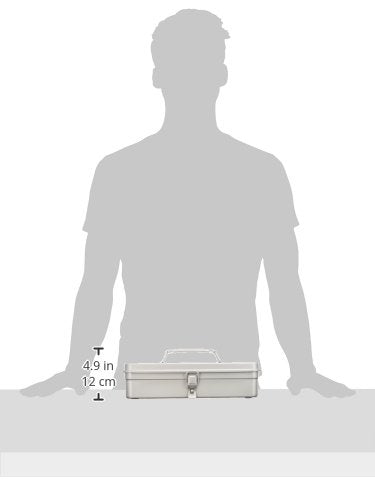 TRUSCO T-320SV Trunk Tool Box, 133.0 x 5.4 x 3.8 x 3.8 inches (333 x 137 x 96.5 cm), Silver M Single Item