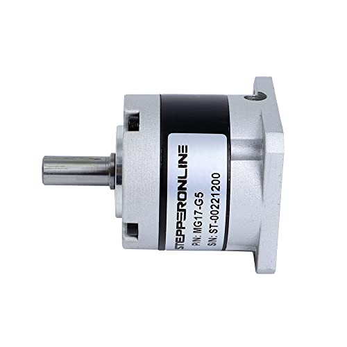 STEPPERONLINE Planetary Gear Ratio 5:1 Twist Game 30 Arc-min for Nema 17 Stepper Motor