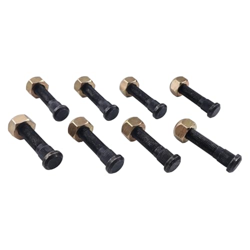 DVPARTS 8X Wheel Studs and Lug Nuts 175617 for New Holland Wheel Kit LX985
