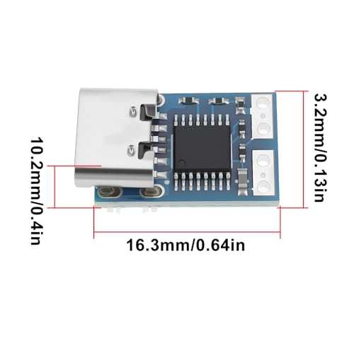 EMSea 4 Pack PDC004 USB-PD USB C IP2721 to DC 20V Max 5A Compatible with Electrical Projects with a USB-C Input PDC004 USB-PD to DC 20V