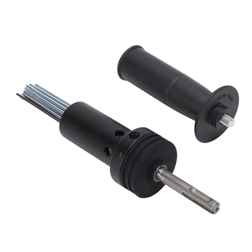 Electric Hammer Needle Electric Hammer Needle Attachment 2 Pit 2 Slot Design, Premium Alloy Steel & Plastic, Easy Control for Rust Removal and Chiseling