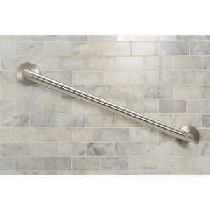Moen Glacier White Bathroom Safety 18-Inch Shower Grab Bar with Concealed Screws for Handicapped or Elderly, R8718W 18 Inch (Pack of 1)