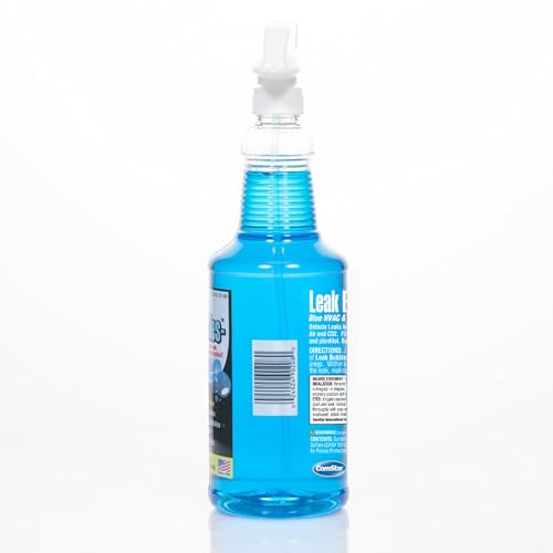 Leak Bubbles Blue 1 qt HVACR, Gas & Tire Leak Detector Spray 1 Quart