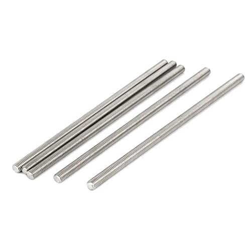 2Pcs Stainless Steel 1/2" Thread Rod with Nuts