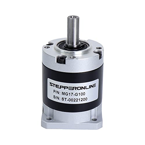 STEPPERONLINE Planetary Gear Ratio 100:1 Twist Game 50 Arc-min for Nema 17 Stepper Motor