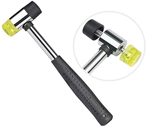 HimaPro® 9PCs Roll Pin Punch Set with Hammer and Storage Pouch - Perfect Roll Pin Removal Tool Kit for Pin Removal, Watch Cleaning, Jewelry and Craft