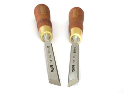 Narex Right & Left Paring Chisel 12 mm in Wooden Box Pack of 2 12 mm, small