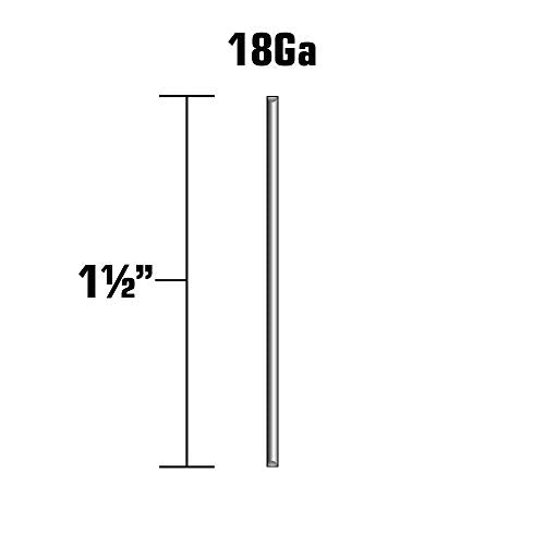Metabo HPT 1-1/2 Inch 18 Gauge Brad Finish Nail | 5,000 Count | 14107SHPT 1-1/2" x 18GA EG