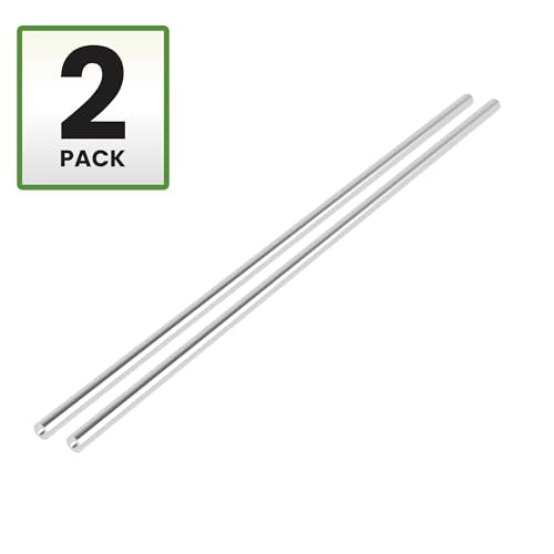 Aluminum Spacer 3/4" OD x .40" ID x 36" Long Round Spacer 2 Pack