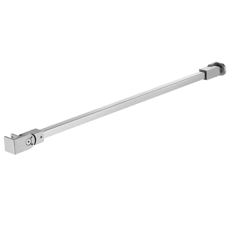Serene Valley Frameless Shower Door Stuctural Support Arm, Wall-to-Glass Support Bar for 1/4", 5/16" and 3/8" Glass, 23 5/8-in (600mm) in Brushed Nickel Finish 23.6-INCH (600MM)