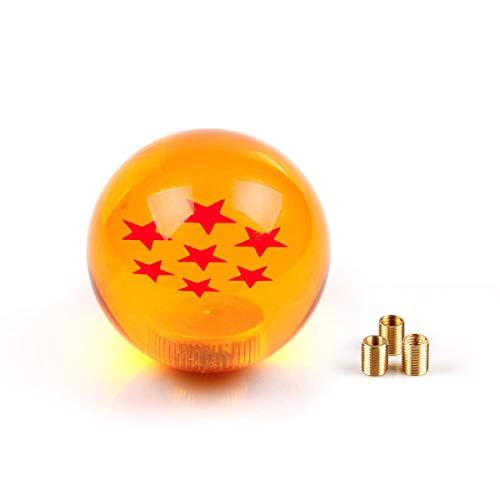 RASTP Dragon Ball Z Star Manual Gear Stick Shift Knob Universal Gear Shifter Knobs with Adapter Fits Most Car(7 Star) 7star