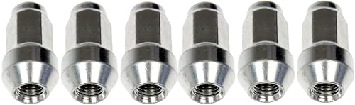 Dorman 611-288CD Wheel Nut M14-2.0 Dometop - 21 mm Hex, 54 mm Length Compatible with Select Ford/Lincoln Models, 6 Pack (OE FIX)