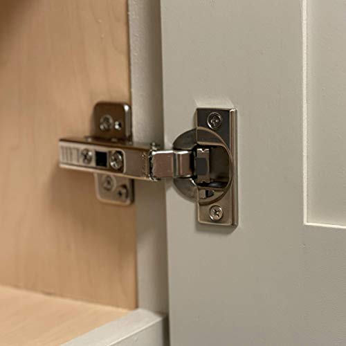 Yellowbird #6 x 3/4" European Concealed Hinge Screw - Flat Head Phillips - Nickel Wood - Bit Included - 1000 Ct. 3/4"
