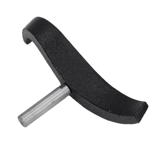 5/8in S Shaped Lathe Tool Rest, Alloy Steel Cast Iron Curved Bowl Turning Rest, Sturdy Woodworking Lathe Accessory