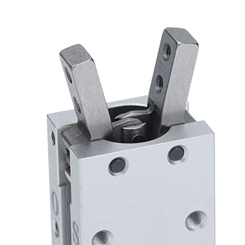 0.15-0.6MPa Double Acting 2 Claws Air Gripper Pneumatic Cylinder 10mm Bore Diameter Parallel Style Finger Small Manipulator,Industrial Robots and Accessories