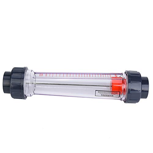 Liquid Flow Meter 0.6-6 m³/h High Precision ABS Pipe Flow Meter Inner Diameter 50 mm