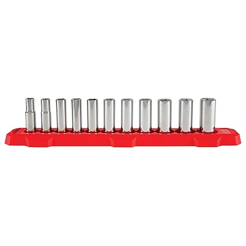 CRAFTSMAN Socket Set, Metric, 3/8" Drive, 6 Pt., 11Piece (CMMT12045) 3/8" in