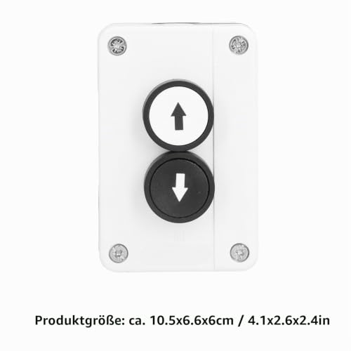 Watris Veiyi Surface Mounted Housing with Push Button Station Box for Winches | Waterproof momentary switch station box, for roller shutter door truck tail lift